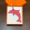 187 Factory Dolphin Charms Images Togo Leather Gold / Epsom Leather Rose Lipstick