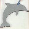 UK London 187 Factory Dolphin Charms Blue Zephyr Togo Leather / Crevette Epsom Leather