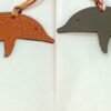 187 Factory Bag Charms Price Orange Togo Leather / Etoupe Epsom Leather