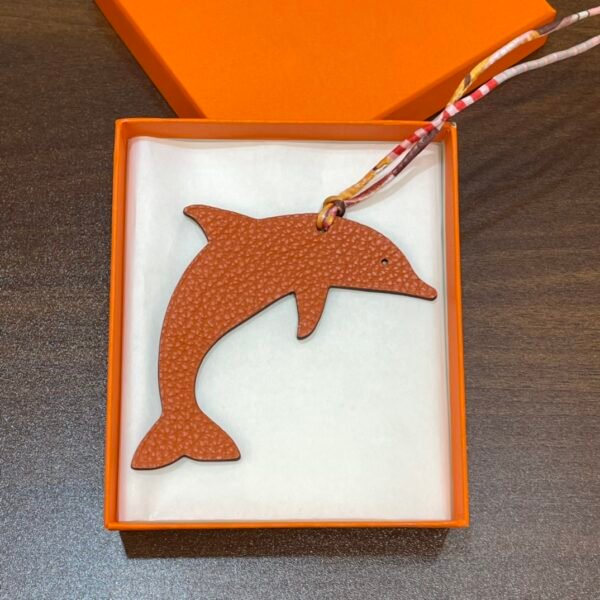 187 Factory Bag Charms Price Orange Togo Leather / Etoupe Epsom Leather