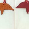 Russia Moscow 187 Factory Dolphin Charms Togo Leather Orange / Epsom Leather Rouge Ruby