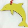 Taiwan 187 Factory Dolphin Bag Charms Togo Leather Rouge Casaque / Epsom Leather Lime