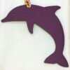 187 Factory Togo Leather Jaune Amber / Epsom Leather Violet Dolphin Charms Images