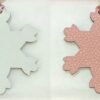 Hong Kong 187 Factory Snowflake Charm Epsom Craie / Togo Rose Sakura