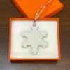 Hong Kong 187 Factory Snowflake Charm Epsom Craie / Togo Rose Sakura