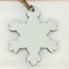 187 Factory Bag Charms Images Epsom Craie / Togo Noir Snowflake Charm