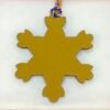 187 Factory Snowflake Charm Images Epsom Jaune D’or / Togo Blue Lin