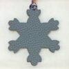 187 Factory Snowflake Charm Images Epsom Jaune D’or / Togo Blue Lin