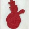 Canada Toronto 187 Factory Snowman Charm Togo Rouge Casaque / Epsom Rose Confetti