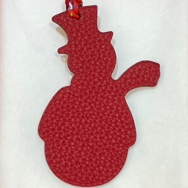 Canada Toronto 187 Factory Snowman Charm Togo Rouge Casaque / Epsom Rose Confetti