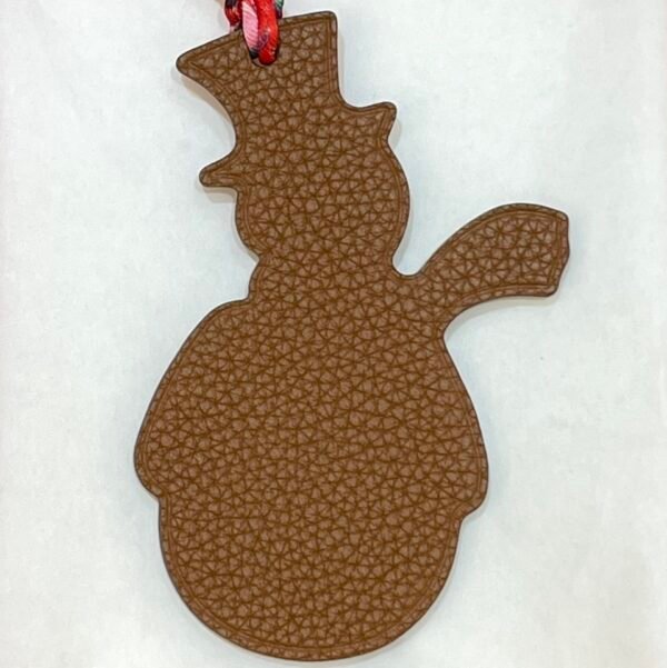 UAE Dubai 187 Factory Snowman Charm Gold Togo Leather / Rouge Casaque Epsom Leather