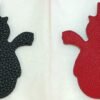 Australia Sydney 187 Factory Snowman Charm Togo Leather Noir / Epsom Leather Rouge Casaque