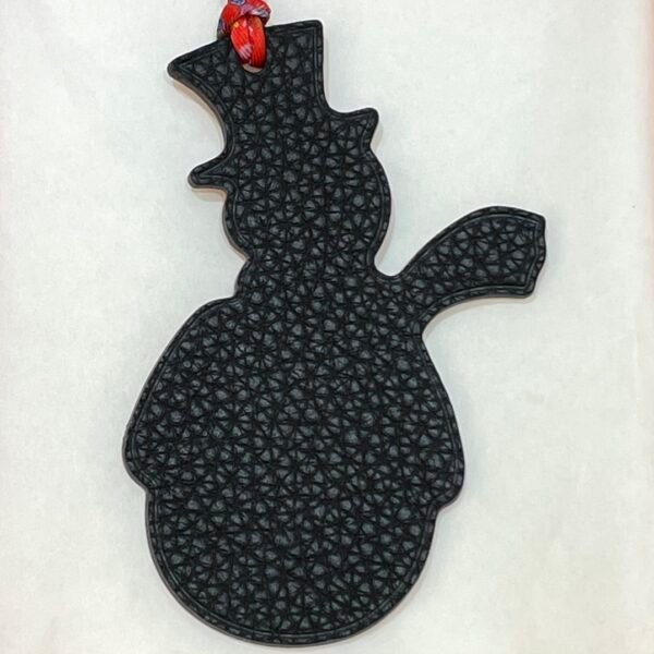 Australia Sydney 187 Factory Snowman Charm Togo Leather Noir / Epsom Leather Rouge Casaque