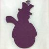 UAE Dubai 187 Factory Snowman Charm Togo Leather Jaune D’or / Epsom Leather Violet