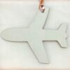 187 Factory Plane Bag Charm Togo Rose Sakura / Epsom Craie