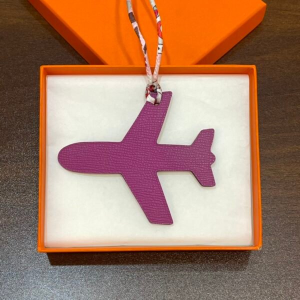 Canada Ottawa 187 Factory Plane Charm Rose Sakura Togo Leather / Rose Purple Epsom
