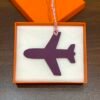 Taiwan 187 Factory Plane Charm Price Togo Rose Sakura / Epsom Violet