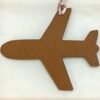 Hong Kong 187 Factory Plane Charm Dark Coffee Togo Leather / Gold Epsom Leather