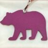 187 Factory Bag Charm Images Brown Bear Charm Rose Sakura Togo / Rose Purple Epsom Leather