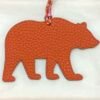 187 Factory Bag Charm Images Togo Feu Orange / Epsom Blue Atoll Brown Bear Charm