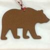 Taiwan 187 Factory Brown Bear Charm Gold Togo Leather / Epsom Leather Rouge Casaque