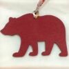 Taiwan 187 Factory Brown Bear Charm Gold Togo Leather / Epsom Leather Rouge Casaque