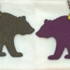 187 Factory Brown Bear Charm Price Togo Leather Etoupe / Epsom Leather Violet