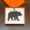 187 Factory Brown Bear Charm Price Togo Leather Etoupe / Epsom Leather Violet