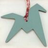 Taiwan 187 Factory Paper Crane Charm Blue Atoll Epsom / Bordeaux Togo Leather