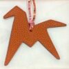 187 Factory Paper Crane Charm Images Epsom Leather Rouge Casaque / Togo Leather Orange