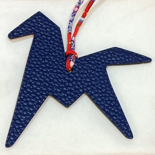 Australia Sydney 187 Factory Epsom Rouge Casaque / Togo Dark Blue Paper Crane Charm