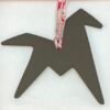 UAE Dubai 187 Factory Paper Crane Charm Epsom Leather Etoupe / Togo Leather Rose Eglantine