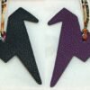 187 Factory Bag Charms Price Noir Epsom Leather / Violet Togo Leather Paper Crane Charms