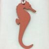 187 Factory Bag Charms Price Seahorse Charms Epsom Crevette / Togo Blue Zephyr