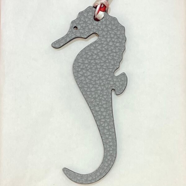 187 Factory Bag Charms Price Seahorse Charms Epsom Crevette / Togo Blue Zephyr