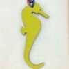 Canada Toronto 187 Factory Seahorse Charm Epsom Lime / Togo Deep Blue