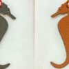 187 Factory Seahorse Charm Images Epsom Leather Etoupe / Togo Leather Orange