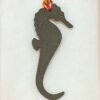 187 Factory Seahorse Charm Images Epsom Leather Etoupe / Togo Leather Orange