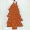 187 Factory Bag Charm Images Pine Tree Charm Epsom Malachite / Togo Orange