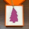 Canada Ottawa 187 Factory Pine Tree Charm Epsom Rose Purple / Togo Vert Bamboo