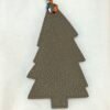 187 Factory Pine Tree Charm Epsom Leather Etoupe / Togo Leather Orange