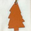 187 Factory Pine Tree Charm Epsom Leather Etoupe / Togo Leather Orange