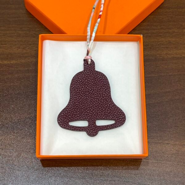 187 Factory Bell Bag Charm Price Epsom Blue Atoll / Togo Dark Coffee