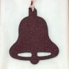 187 Factory Bell Bag Charm Price Epsom Blue Atoll / Togo Dark Coffee