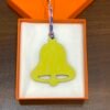 187 Factory Epsom Leather Lime / Togo Leather Blue Electric Bell Charm Images