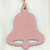 187 Factory Bell Charms Rose Purple Epsom / Rose Sakura Togo Bag Charms