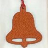 UK London 187 Factory Bell Charm Epsom Leather Rouge Casaque / Togo Leather Orange
