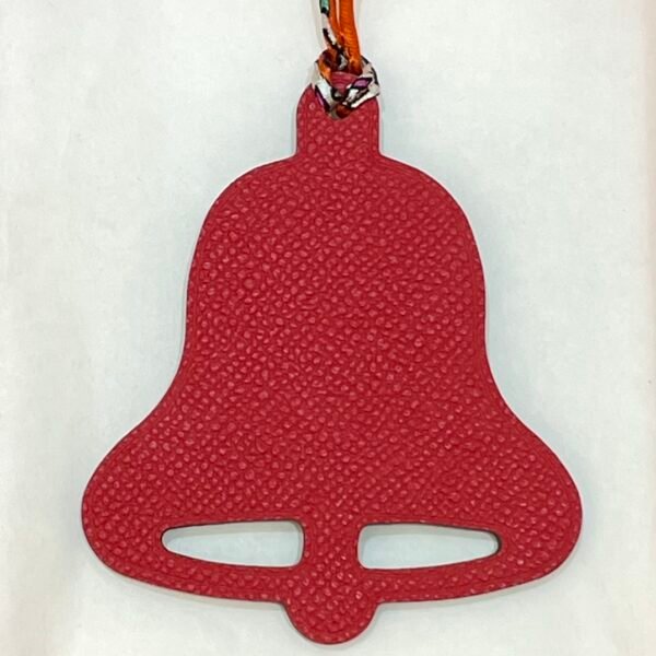 187 Factory Bell Charm Price Epsom Rouge Casaque / Togo Noir Bag Charms