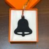 187 Factory Bell Charm Price Epsom Rouge Casaque / Togo Noir Bag Charms