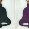 UK London 187 Factory Bell Charm Epsom Leather Noir / Togo Leather Violet